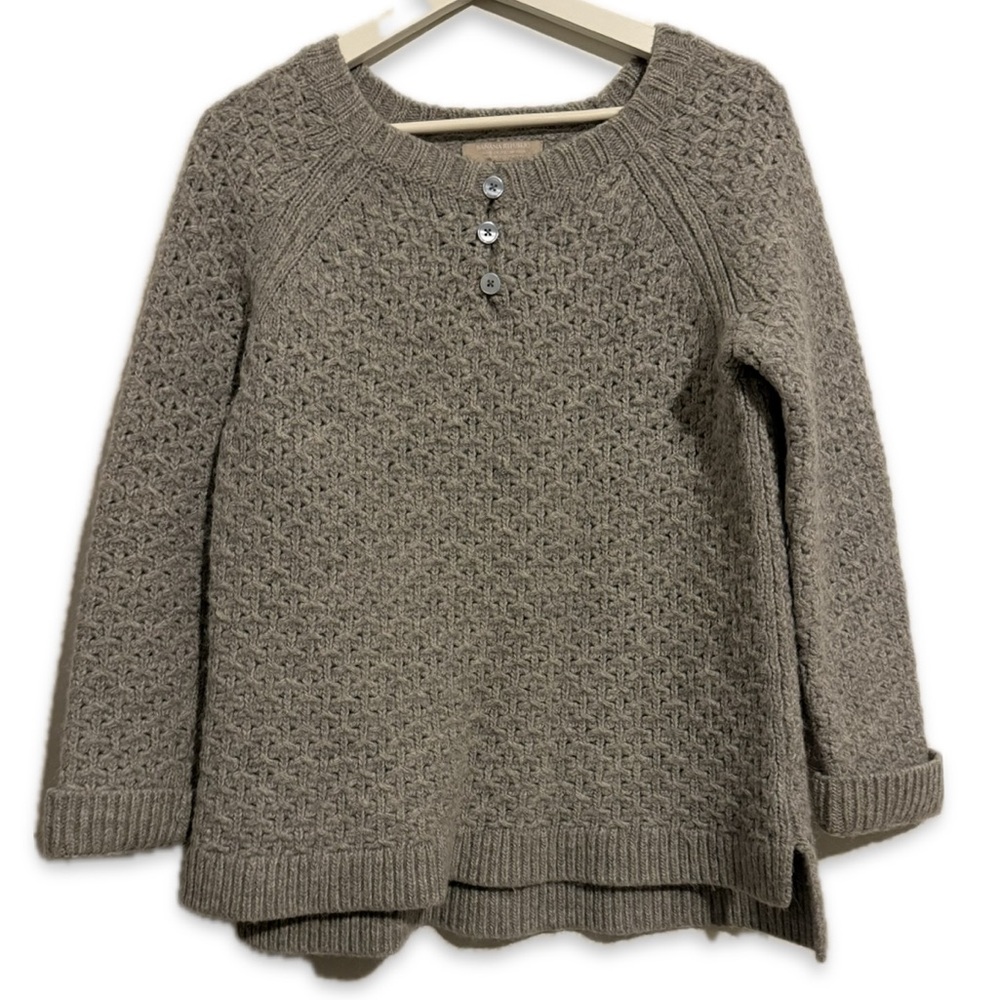 Banana Republic Italian Wool Fisherman Core Sweater